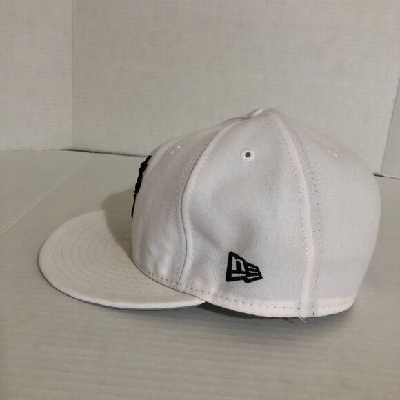 Miami Heat Hat Cap White Basketball NBA Fitted 7 3/8 59 Fifty‎ Logo Sportswear - Picture 6 of 10